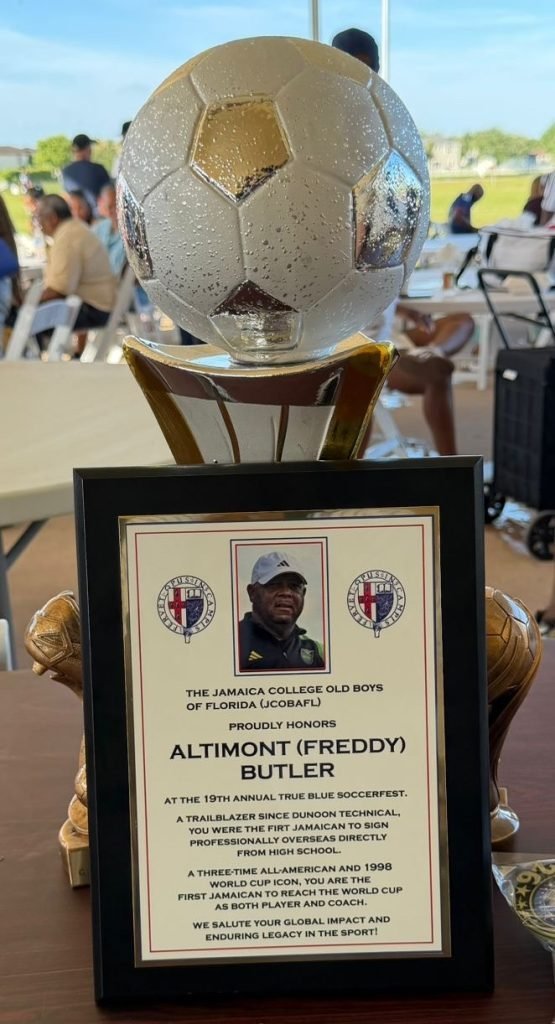 Jamaican Footballer Altimont Butler Honored In South Florida